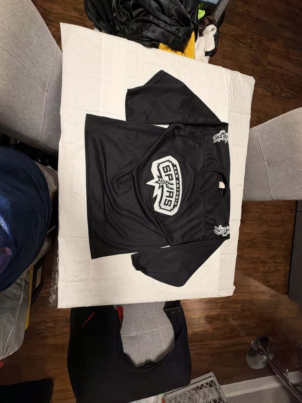 SP San Antonio Spurs Hockey Jersey Size L Black